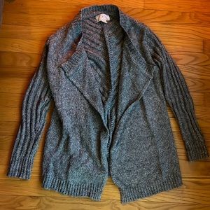 Gray cardigan